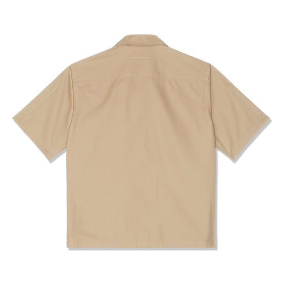MM6 Maison Margiela Cotton Gabardine Shirt (Sand Beige)