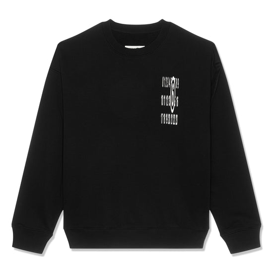 MM6 Maison Margiela Unbrushed Jersey Sweatshirt (Black)