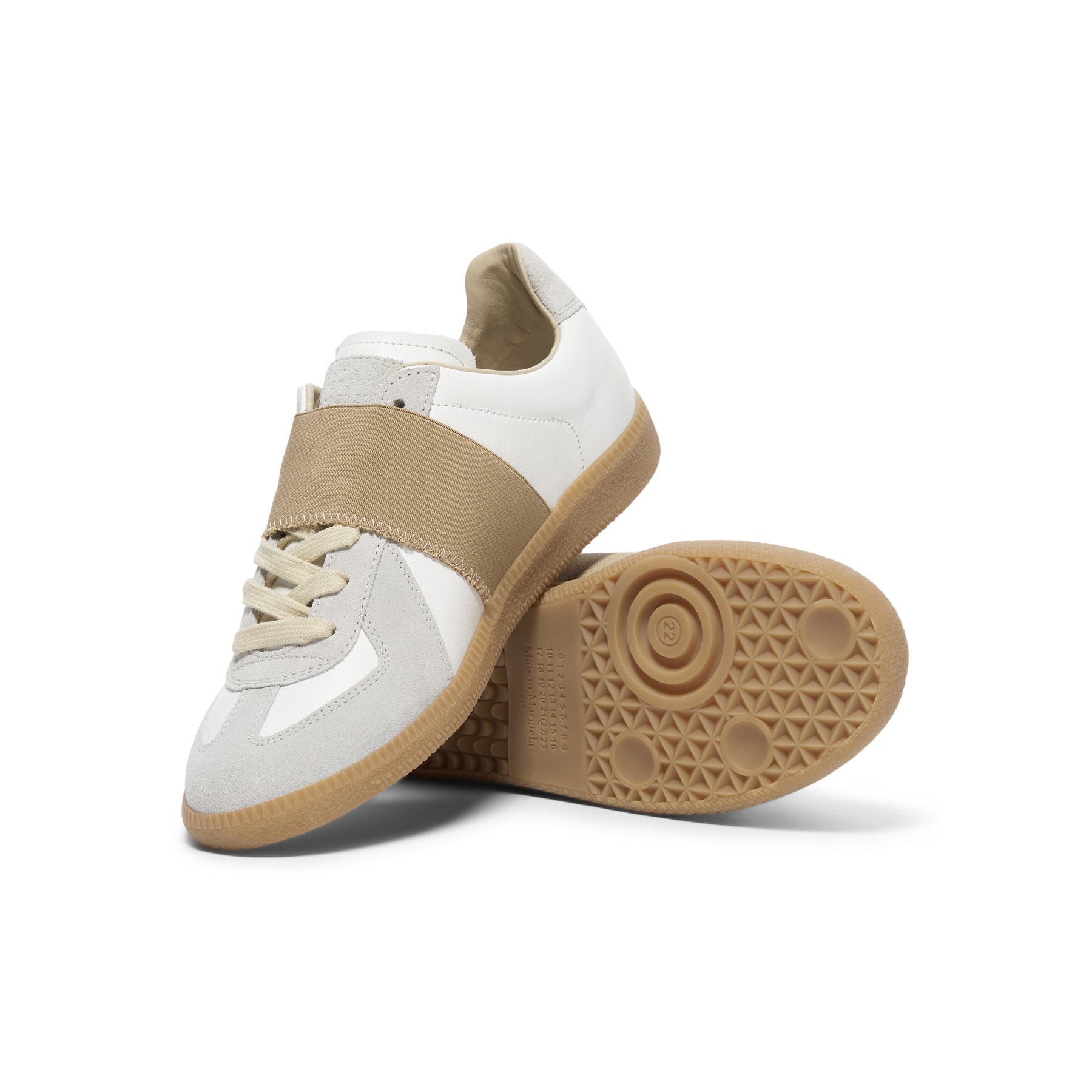 Maison Margiela Replica Elastic Band Sneaker (White/Nude) – CNCPTS