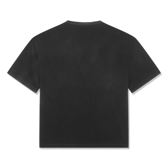 Maison Margiela Distressed Logo T-Shirt (Washed Black)