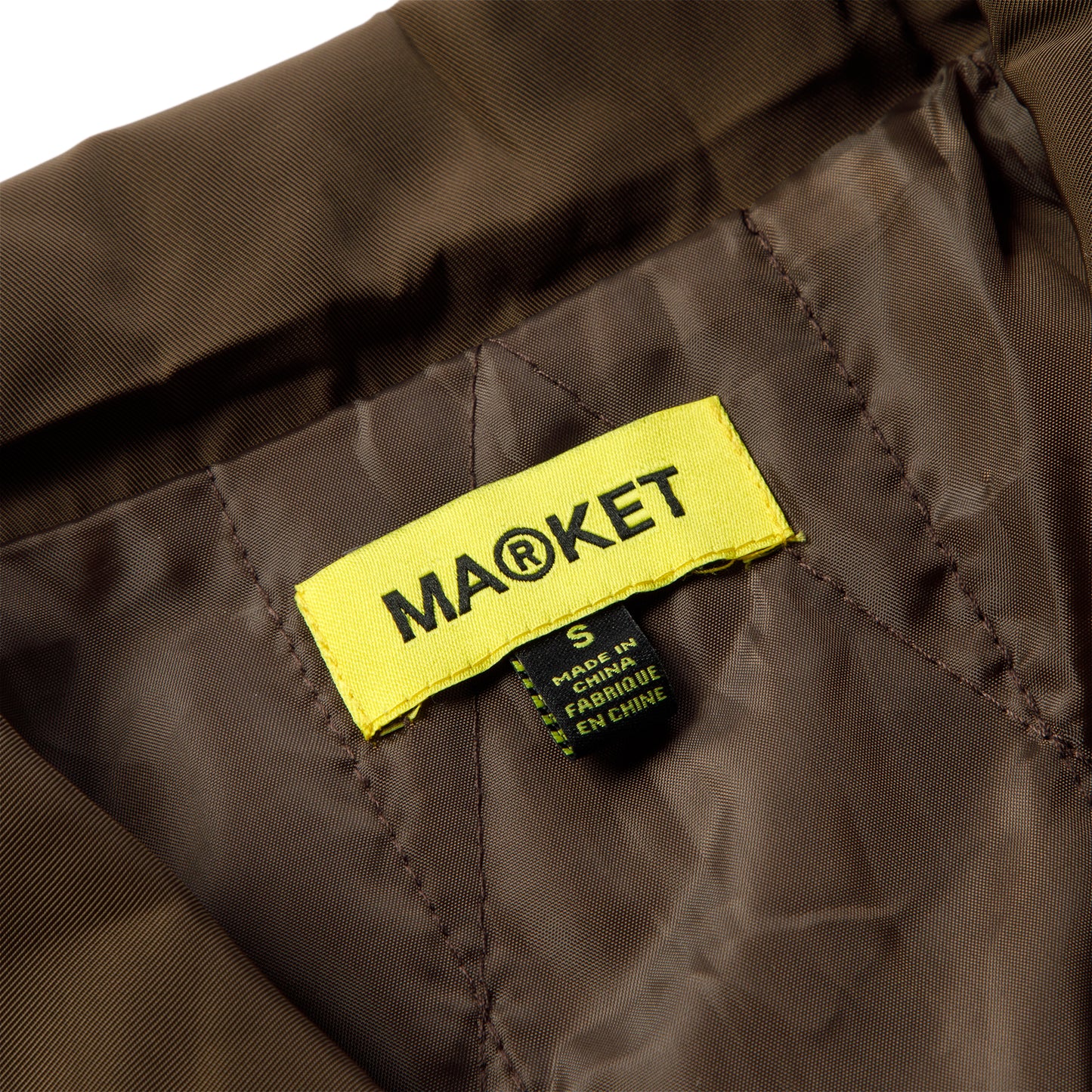 Market Man Eater Flight Garage Jacket (Brown)