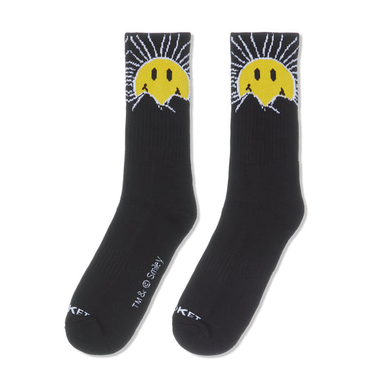 Market Smiley Sunrise Socks (Acorn)