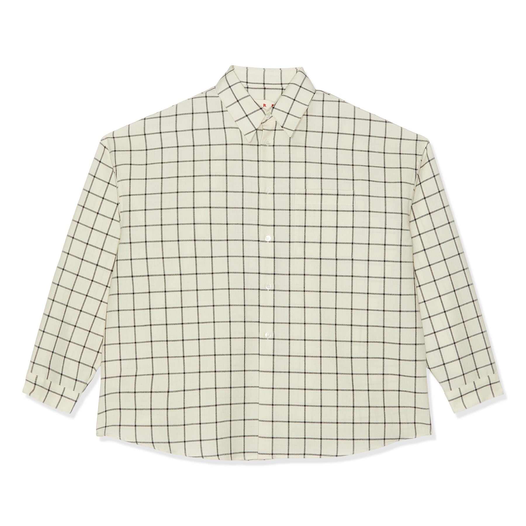 Marni Long Sleeve Wool Shirt (Stone White) – Concepts