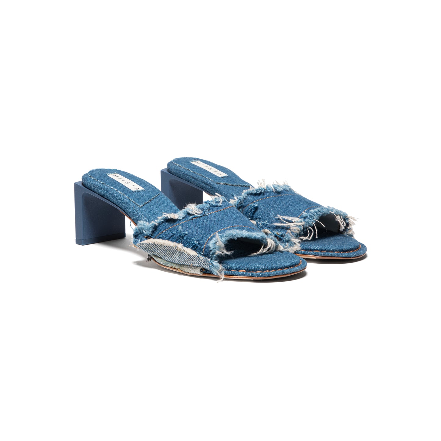 Miista Marguerite Denim Sandals (Blue)