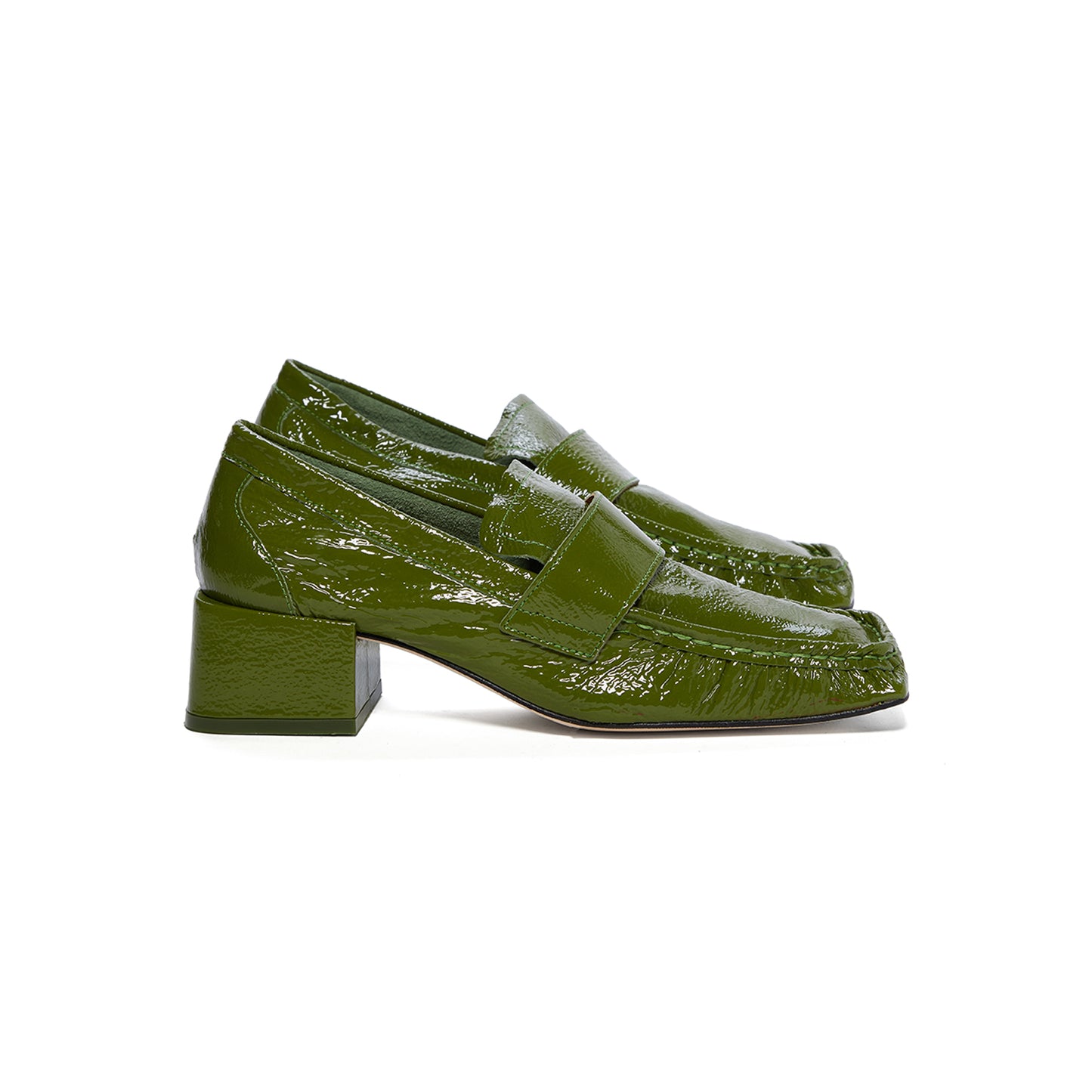 Miista Serena Green Loafers (Green)
