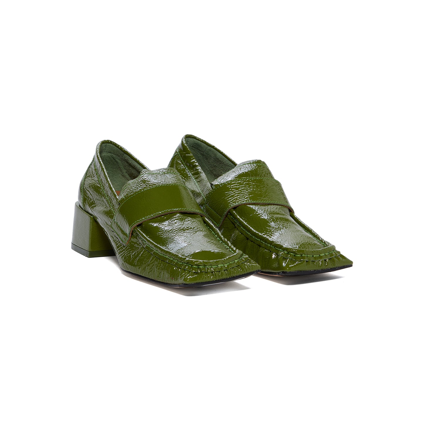 Miista Serena Green Loafers (Green)