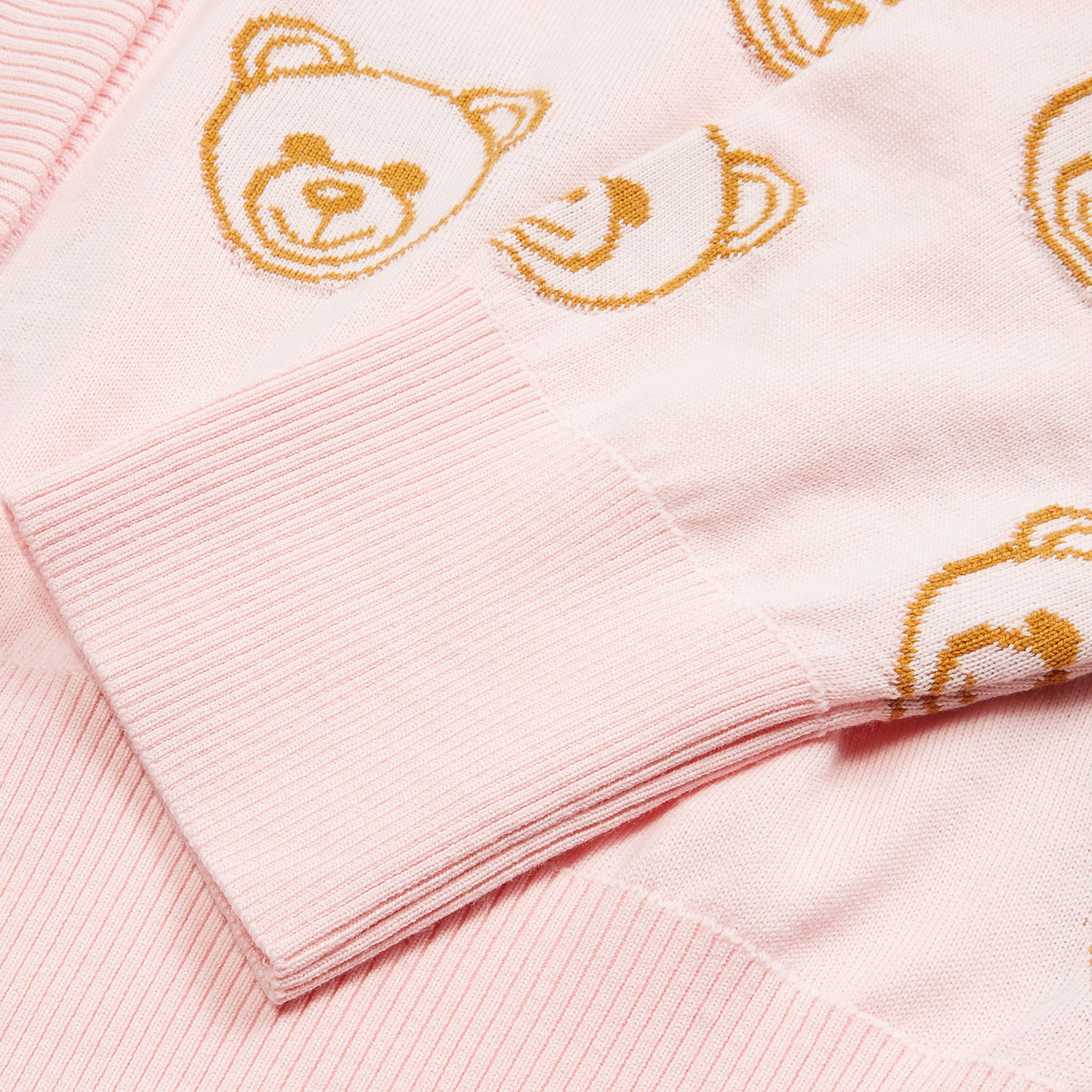 Moschino Teddy Bear Sweater Cardigan (Fantasy print Pink)