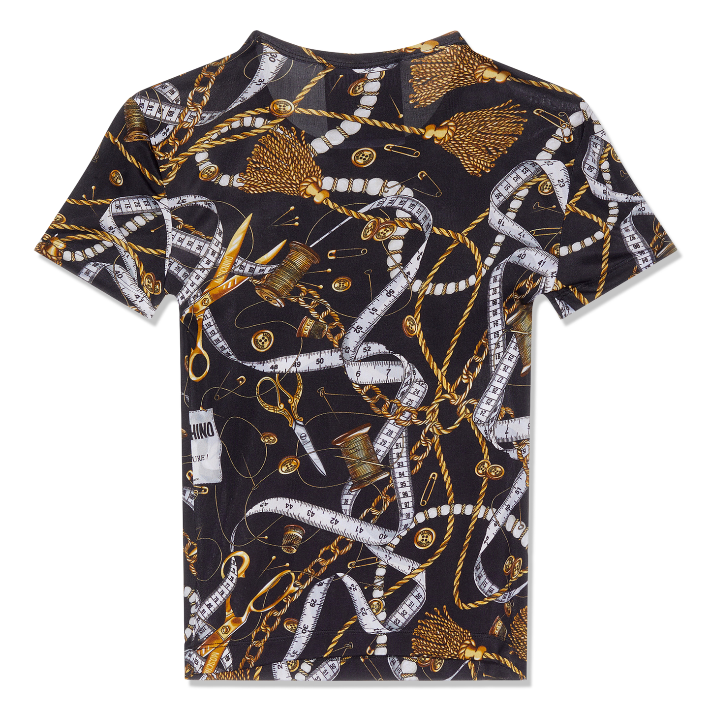 Moschino Chain Print T-shirt (Fantasy Print Black)