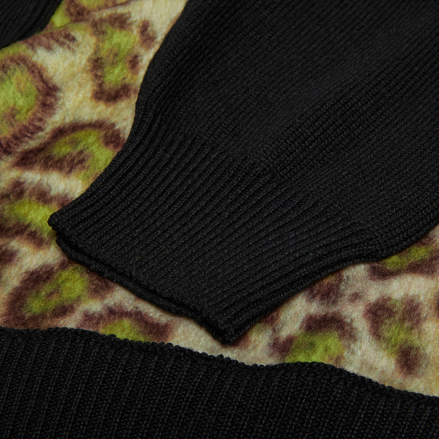 Moschino Merino Wool Knitted Cardigan (Leopard Print/Black)