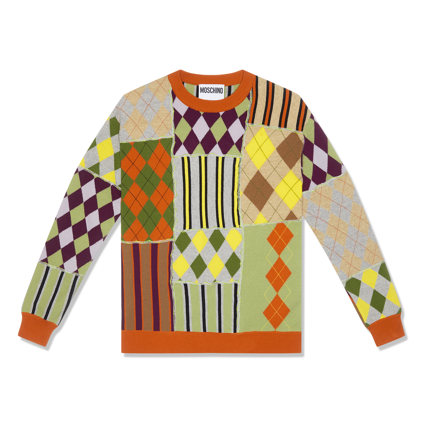 Moschino Womens Superfine Lambswool Sweater (Multi)