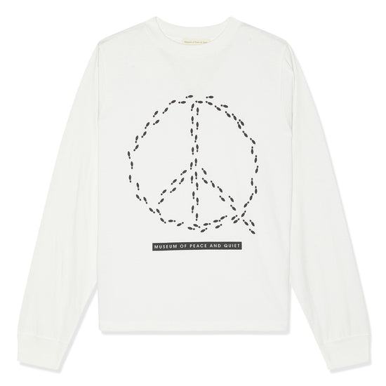 Museum of Peace and Quiet Peaceful Path Long Sleeve Shirt (White)