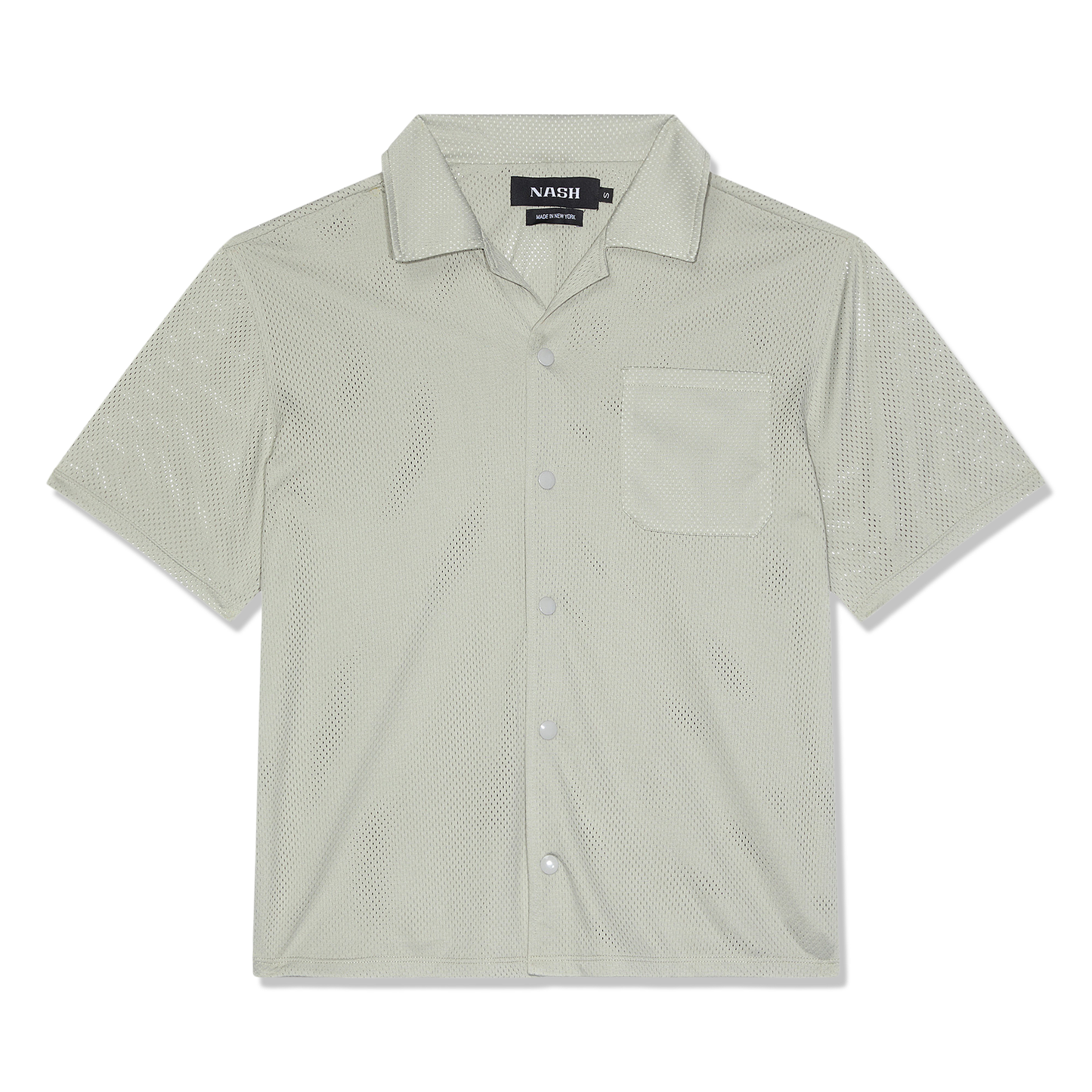 NASH Vent Short Sleeve Shirt (Cement Grey)