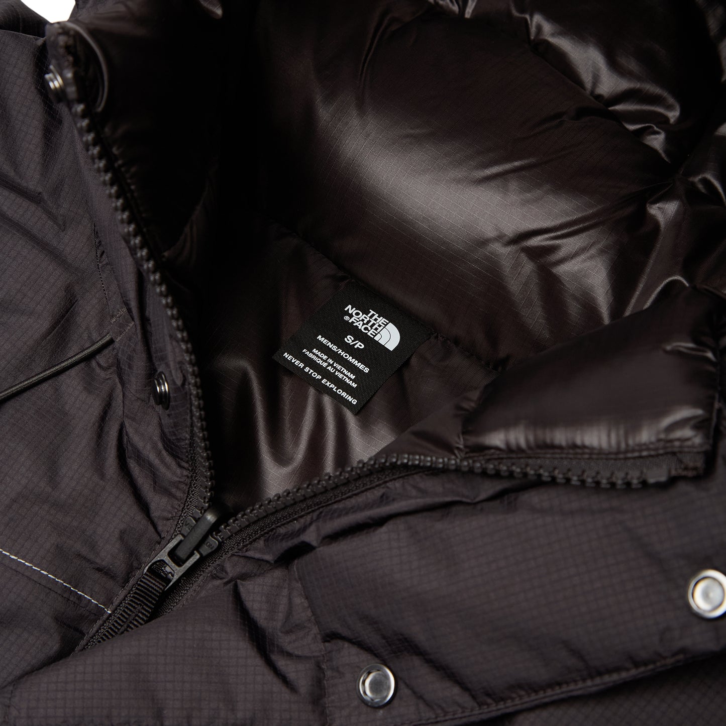 The North Face DryVent Reversible Down Jacket (Lead/TNF Black)