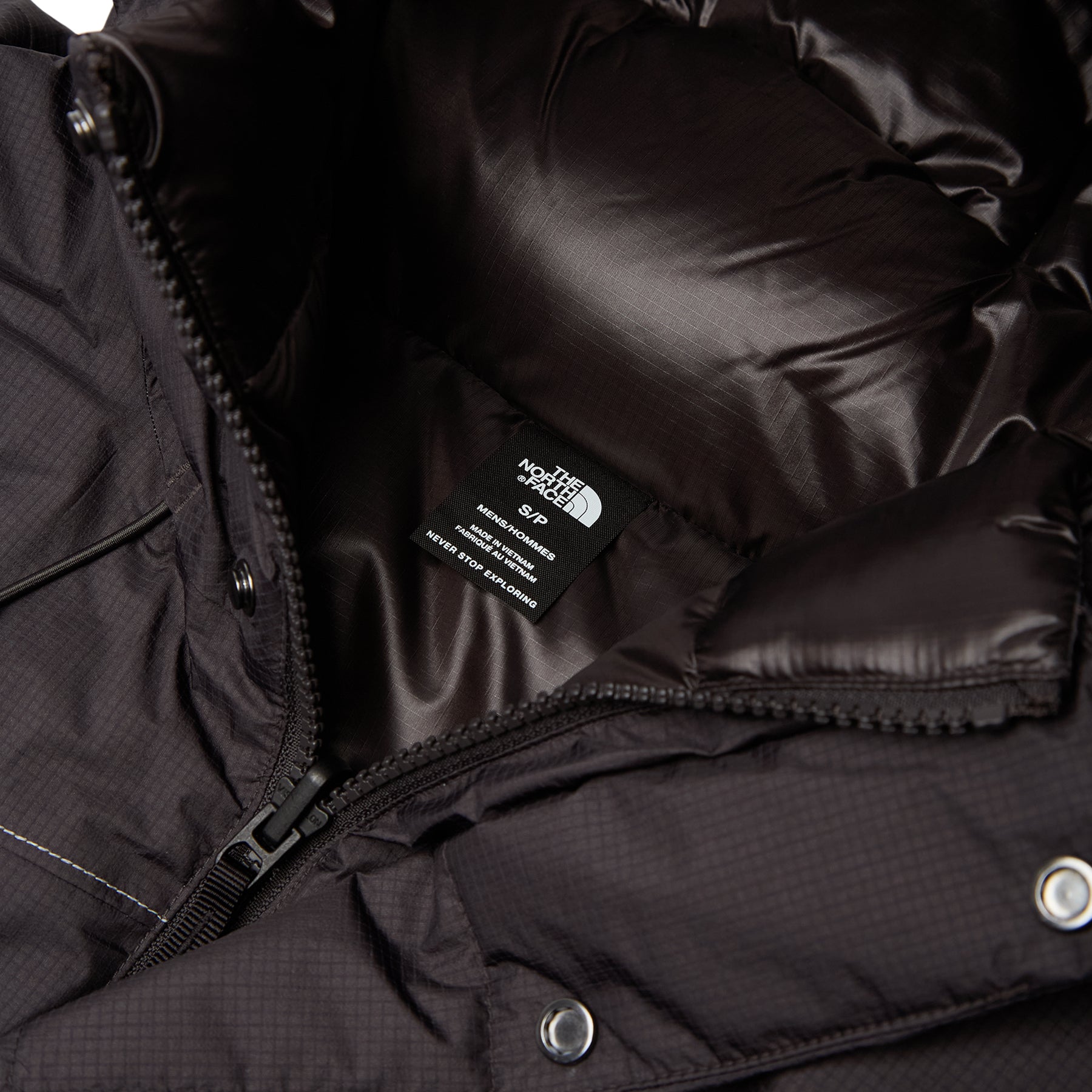 The North Face DryVent Reversible Down Jacket (Lead/TNF Black)