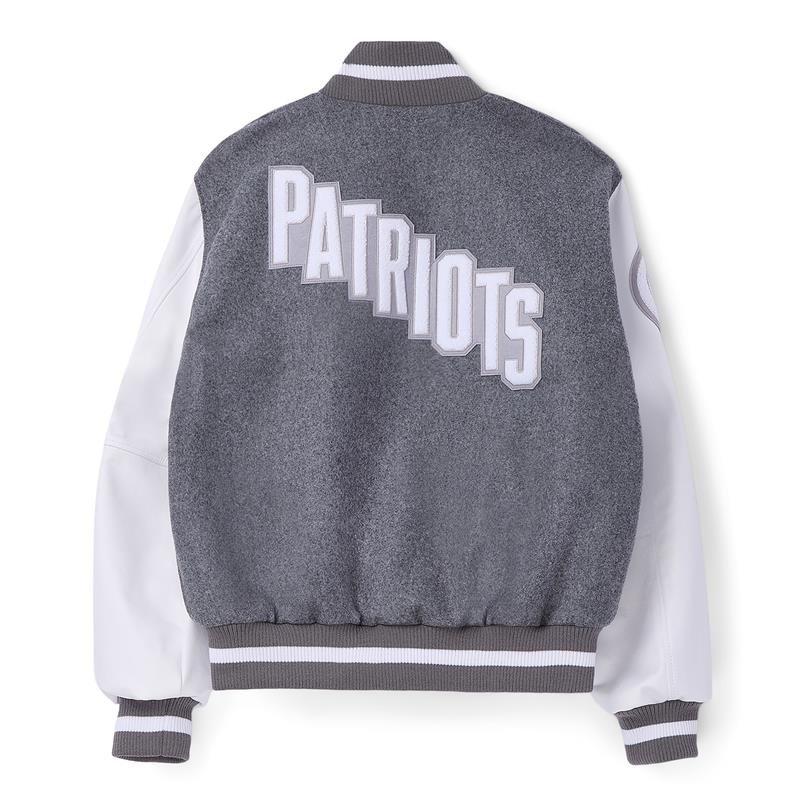 CNCPTS x Nike x Patriots NFL Rivalries Varsity Set-In Jacket (White/Gray)