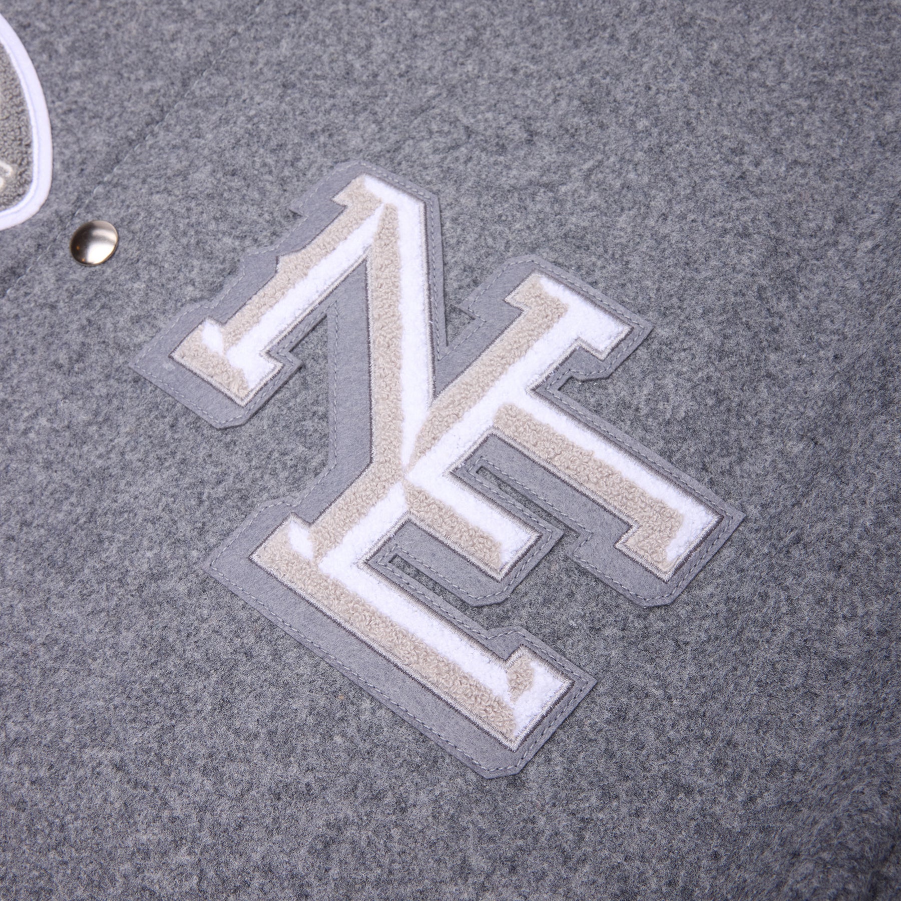 CNCPTS x Nike x Patriots NFL Rivalries Varsity Set-In Jacket (White/Gray)