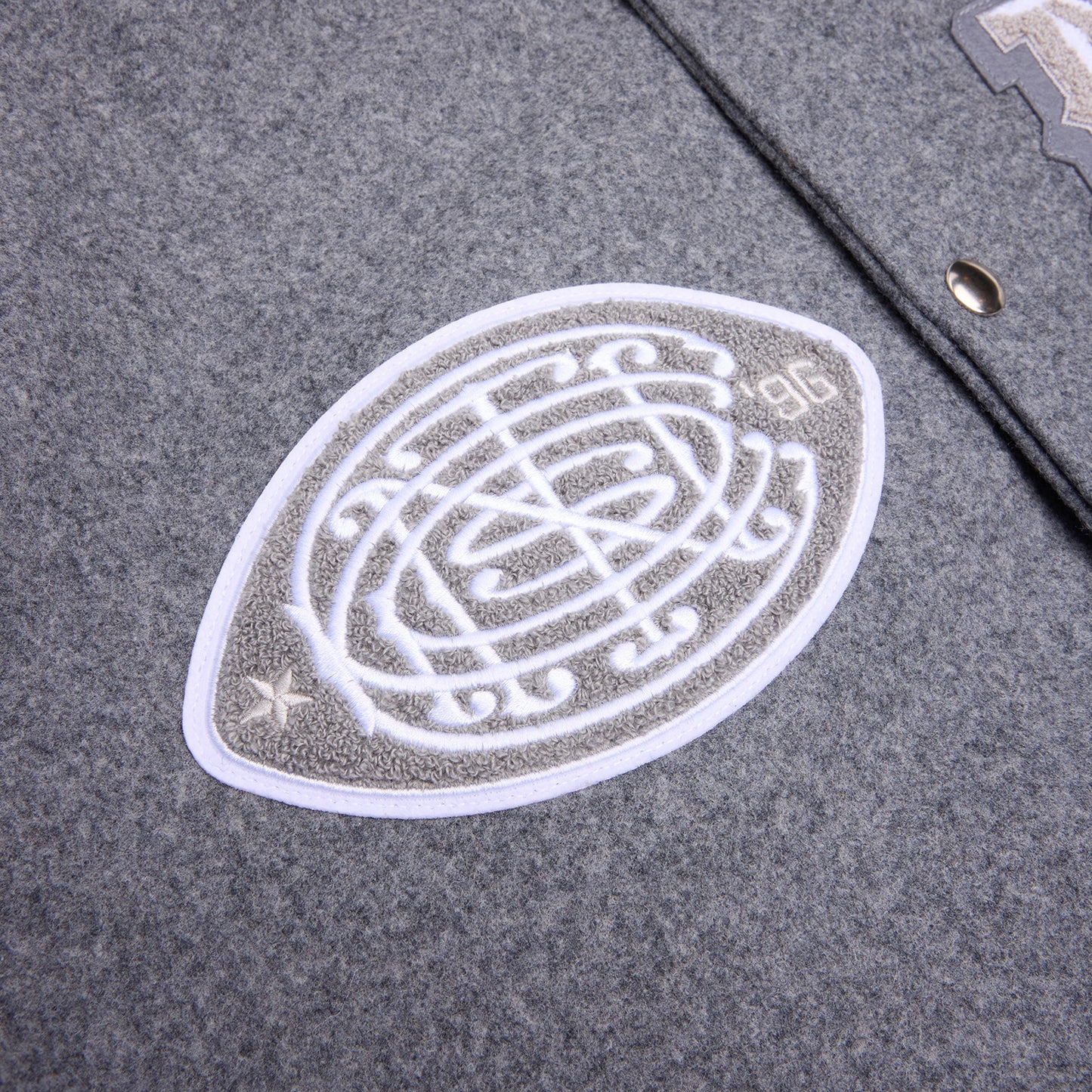 CNCPTS x Nike x Patriots NFL Rivalries Varsity Set-In Jacket (White/Gray)