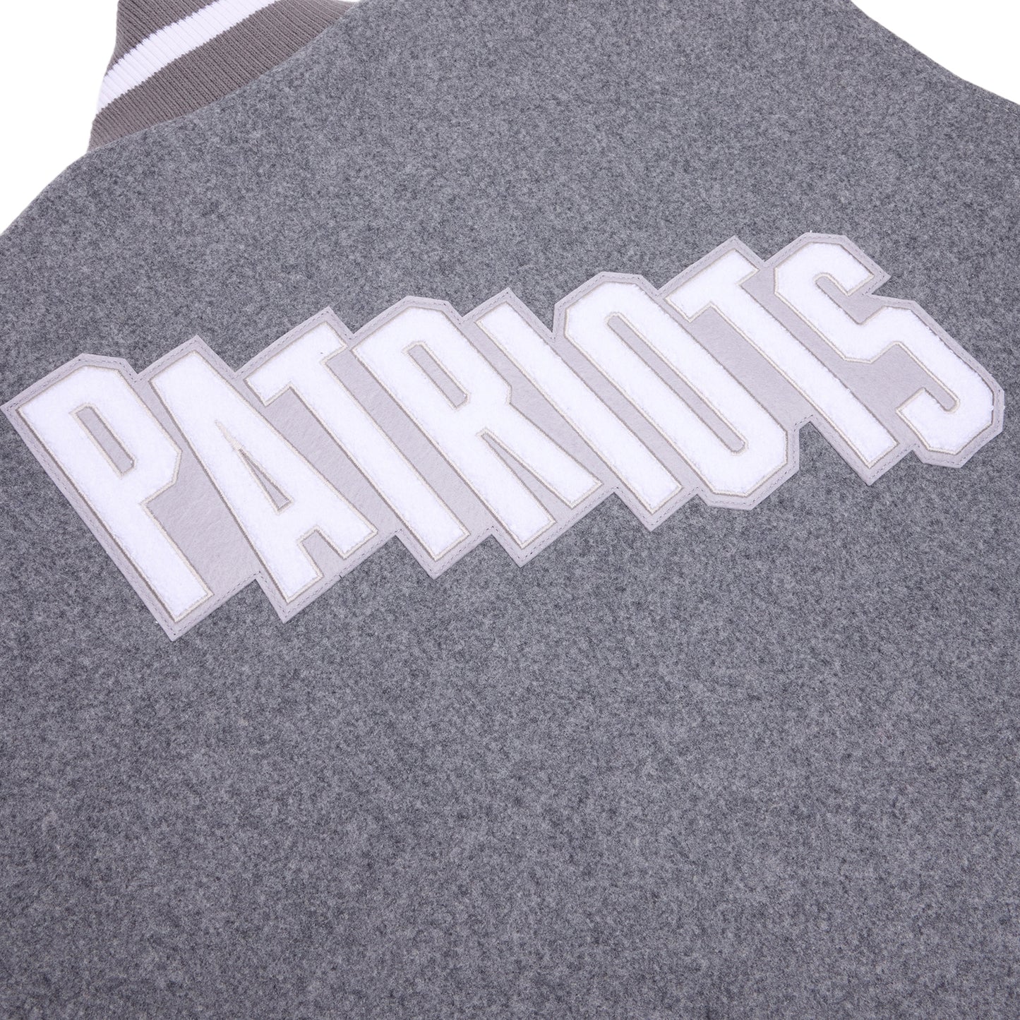 CNCPTS x Nike x Patriots NFL Rivalries Varsity Set-In Jacket (White/Gray)