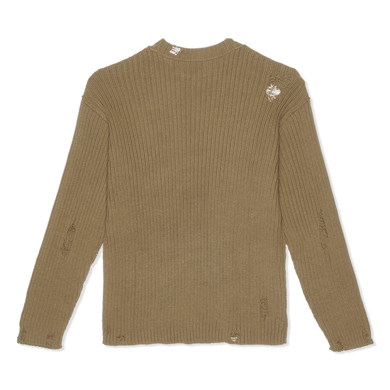 NSF Womens FREDDY Ripped Crew Sweater (Taupe)