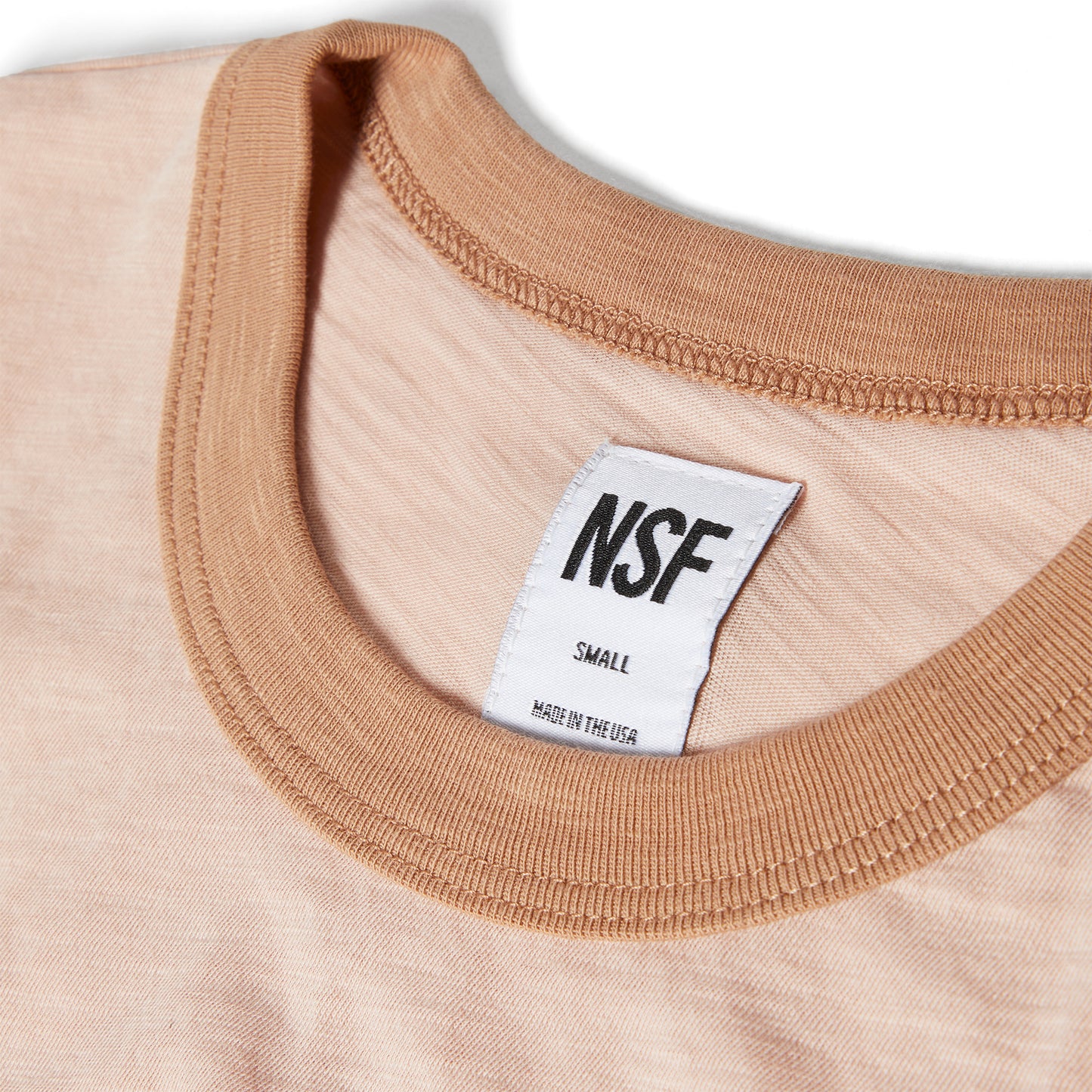 NSF BODHI Crop Fitted Ringer T (Dust/Frost)