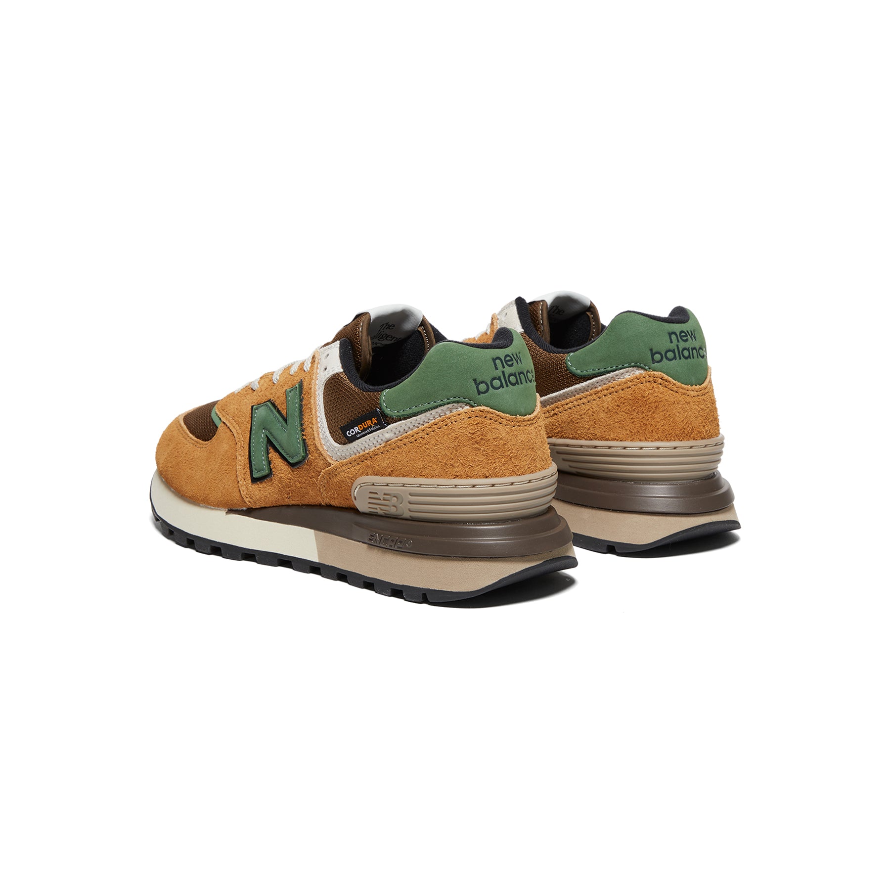 brown and green new balances - Main Image