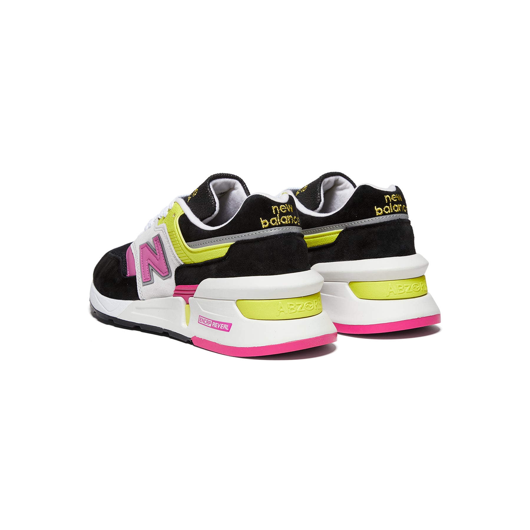 New balance 997 black pink yellow Clearance
