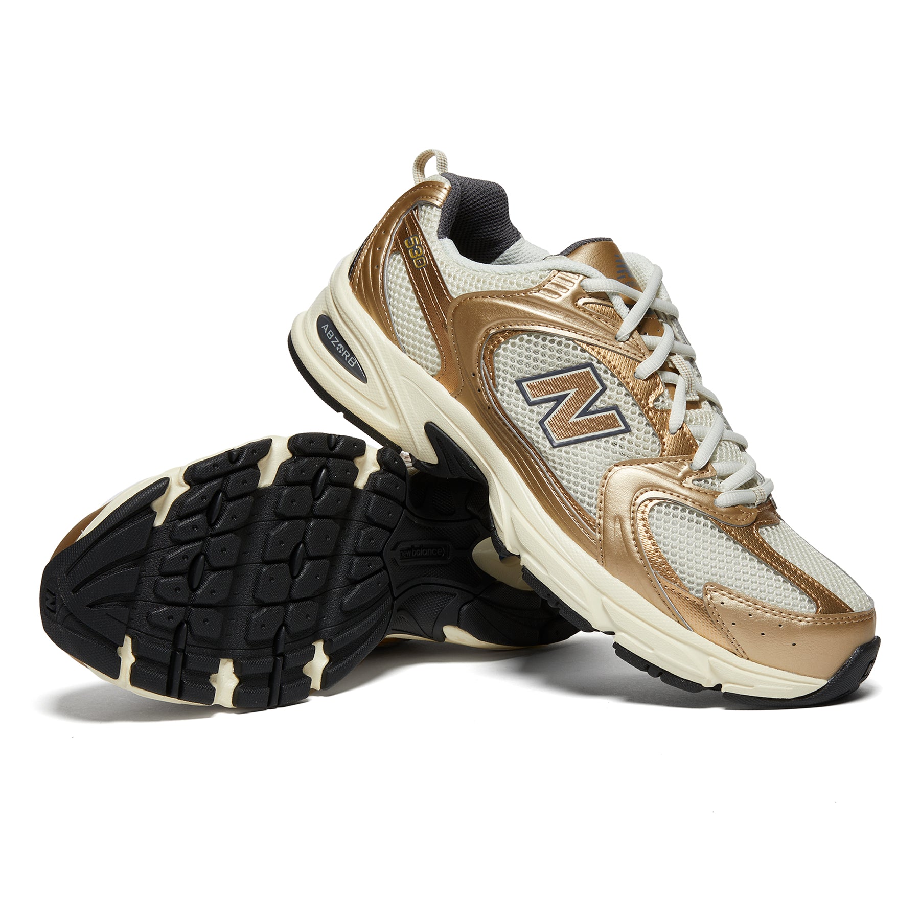 New Balance 530 Athletic Shoe - Turtledove / Gold Metallic