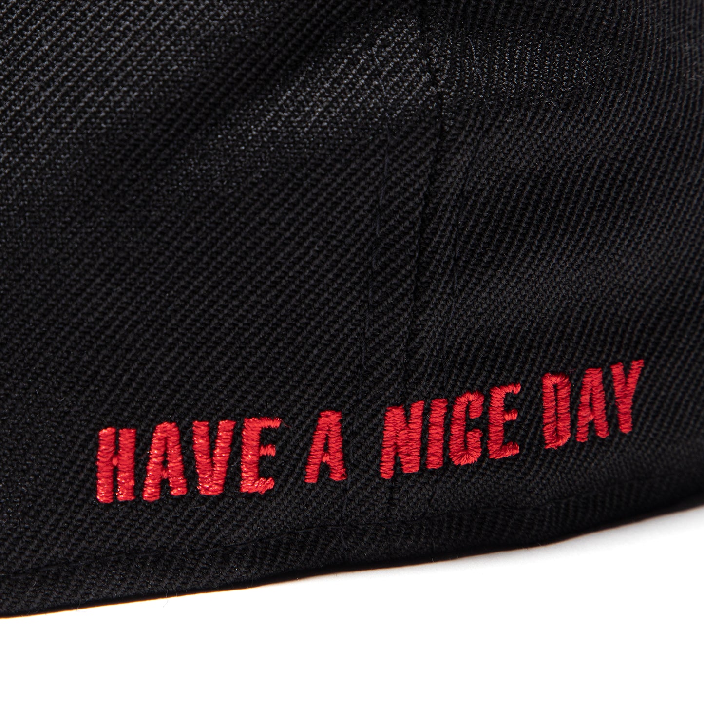 New Era Rose Thank You Fitted Cap (Black/Red)