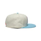 New Era Los Angeles Dodgers MLB 2T Color Pack 59Fifty Fitted Hat (White/Light Blue)