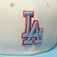 New Era Los Angeles Dodgers MLB 2T Color Pack 59Fifty Fitted Hat (White/Light Blue)