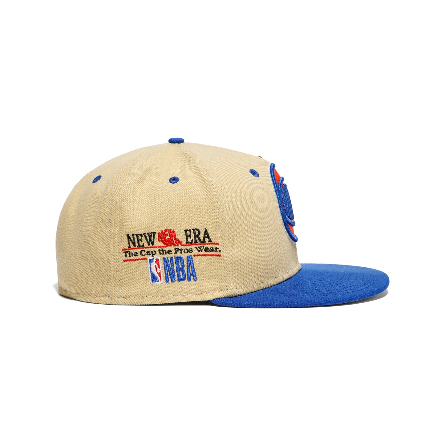 New Era New York Knicks 59Fifty Fitted Hat (Vintage Blue)