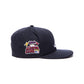 New Era 59Fifty Side Patch Atlanta Braves Fitted Cap (Navy)