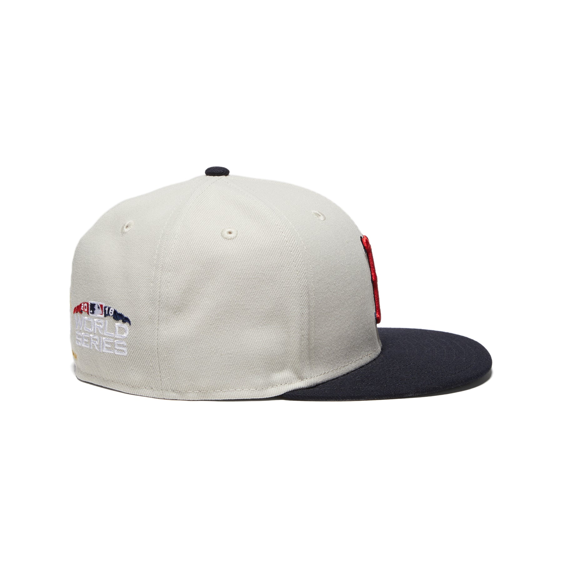 Boston Red Sox New Era Custom White Socko Side Patch 59FIFTY Fitted Hat, 7 5/8 / White