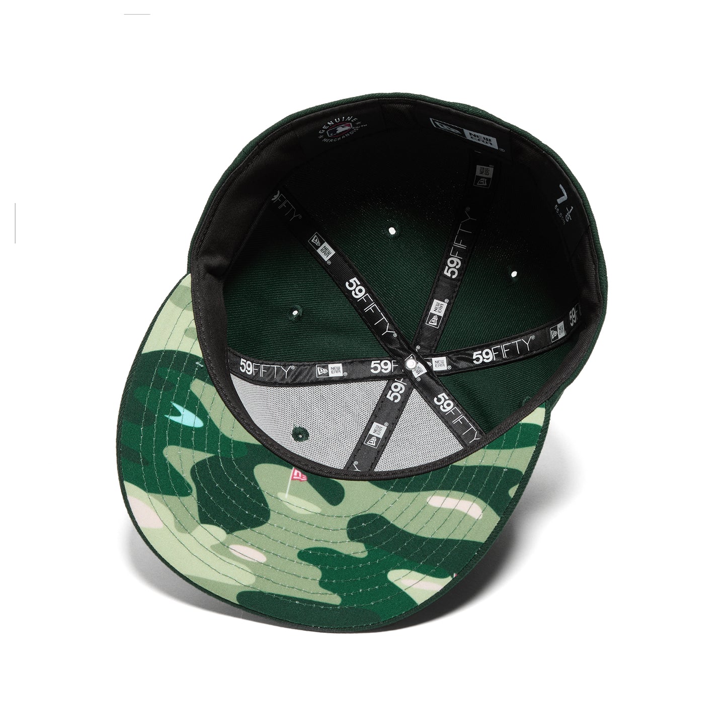 New Era Oakland A's Fairway Camo 59Fifty Fitted Hat (Green)