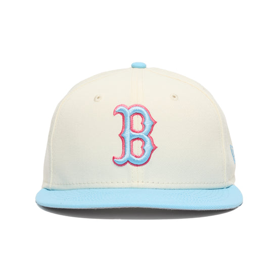 New Era Boston Red Sox MLB 2T Color Pack 59Fifty Fitted Hat (White/Blue)