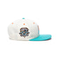 Concepts x New Era 5950 Florida Marlins Fitted Hat (Chrome/Teal)