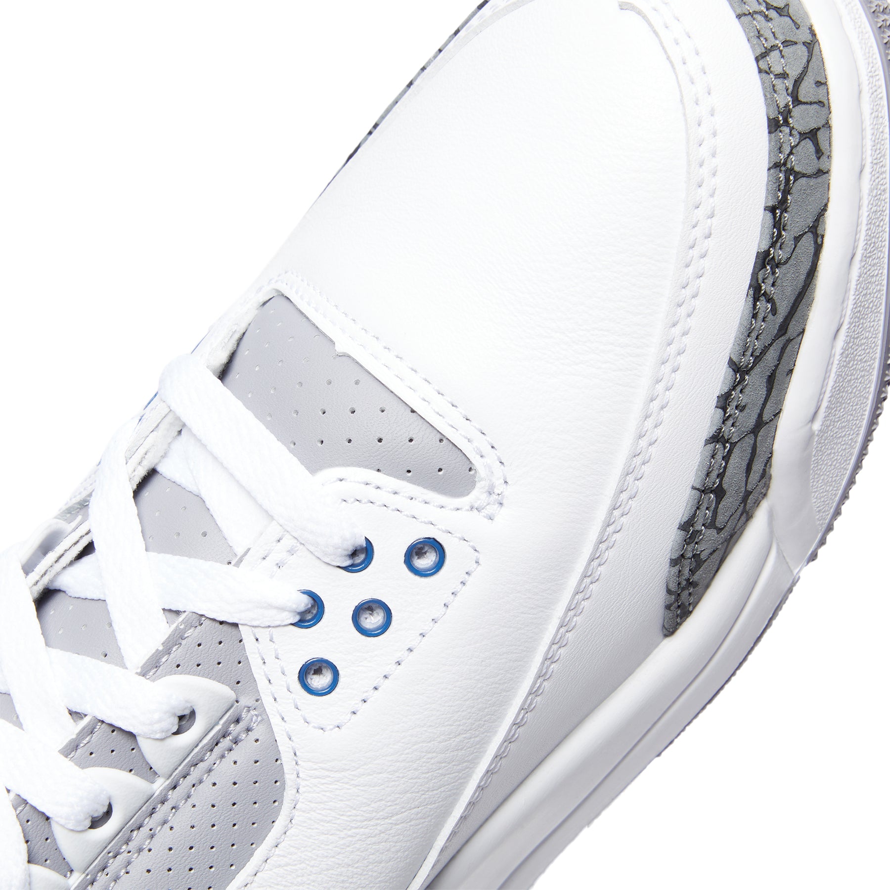 Nike Kids Air Jordan 3 Retro (White/Midnight Navy/Cement Grey