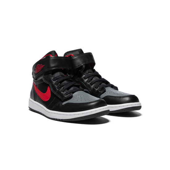 Nike Air Jordan 1 Hi FlyEase (BLACK/GYM RED/SMOKE GREY/WHITE)