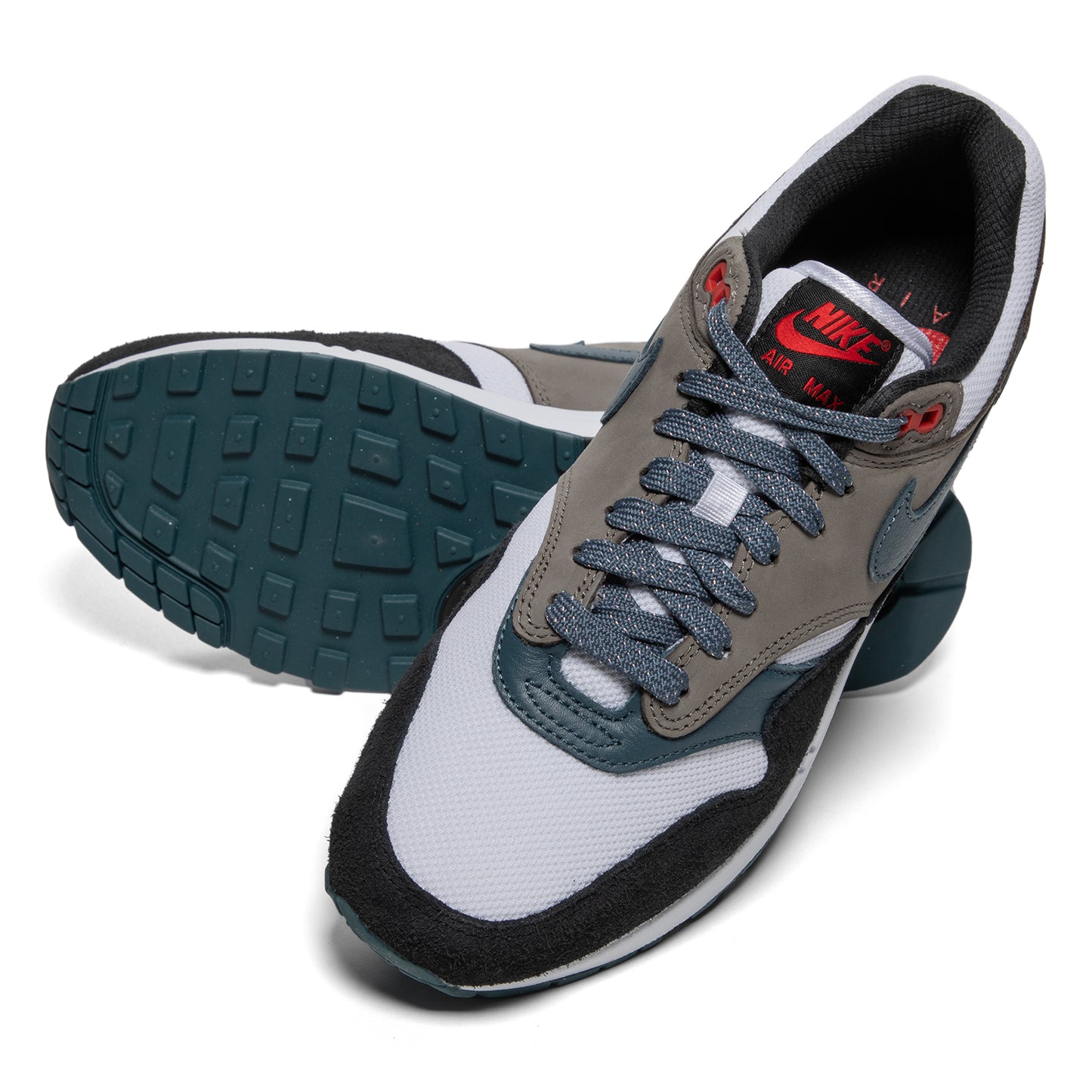 Nike Air Max 1 PRM (White/Slate Blue/Black/Soft Grey)