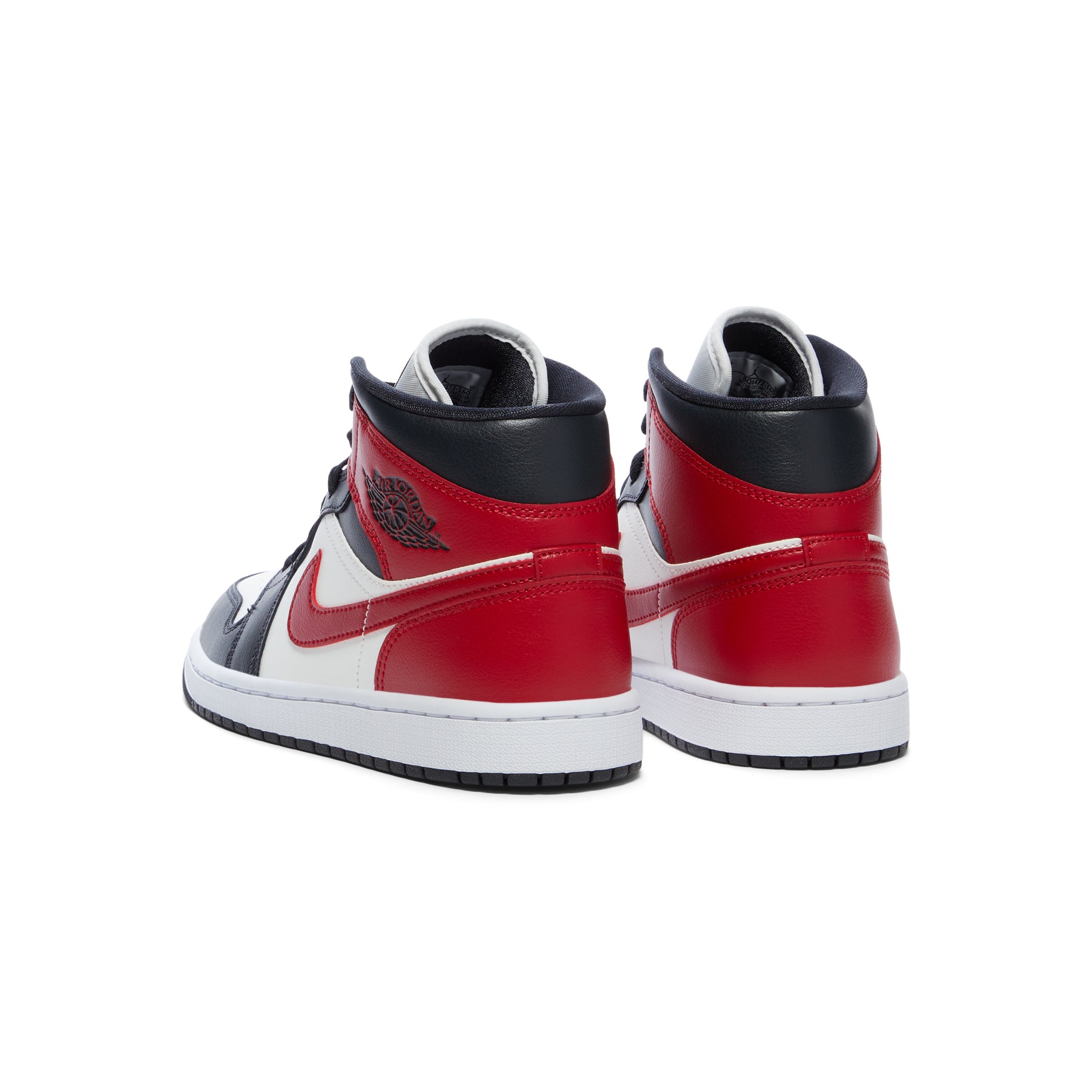 Nike Womens Air Jordan 1 Mid (Sail/Gym Red/Off Noir/White)