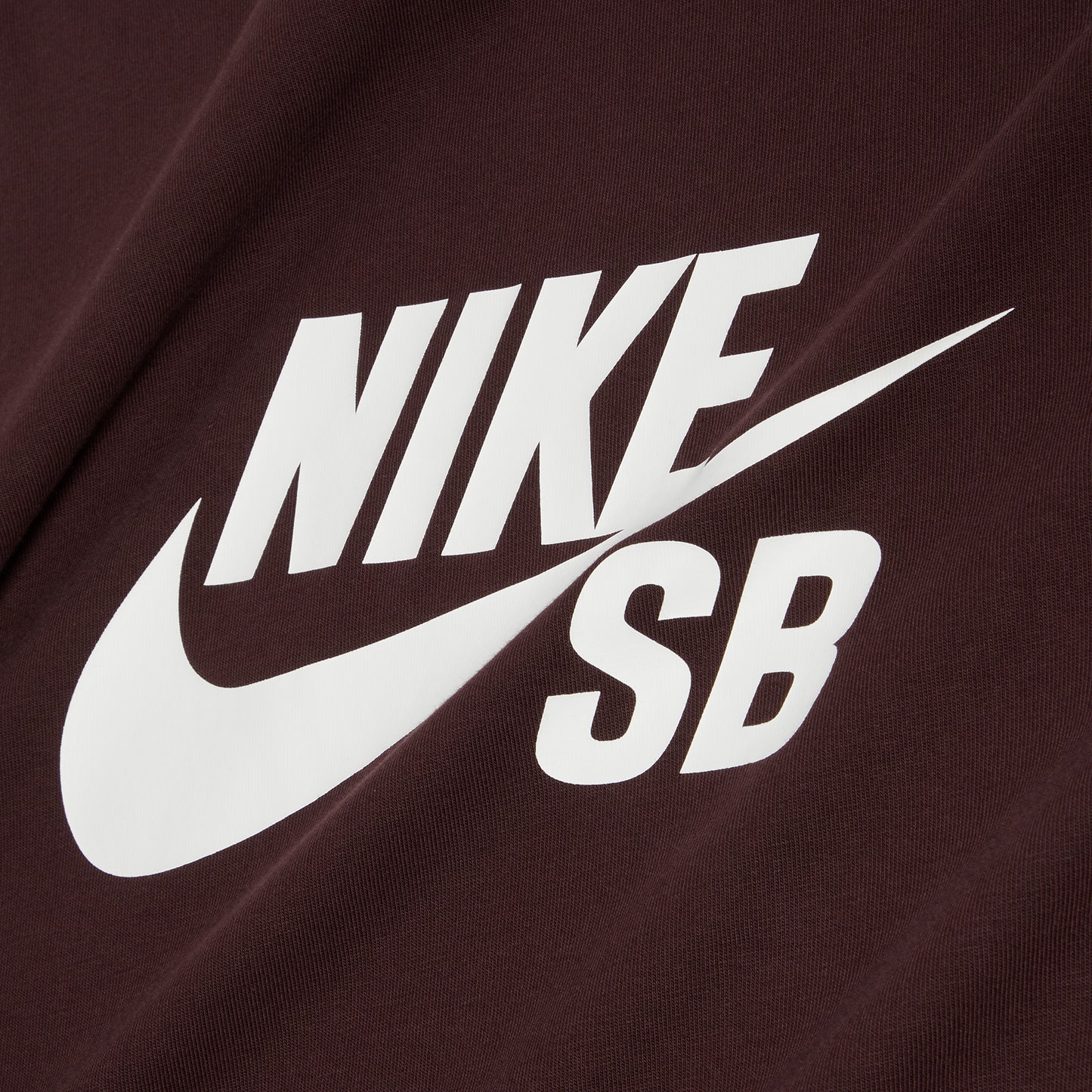Nike SB Logo Skate T-Shirt (Burgundy Crush/White)