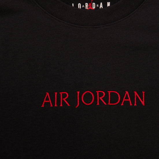 Jordan "Air Jordan" Tee (Black/Gym Red)