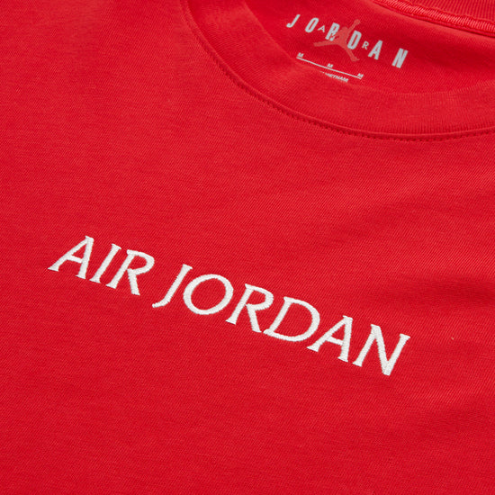 Jordan "Air Jordan" Tee (Fire Red/Sail)