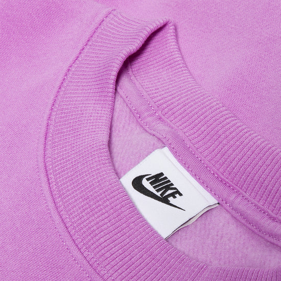 Nike Womens Sportswear Phoenix Cropped Fleece Pullover (Rush Fuchsia/Sail)