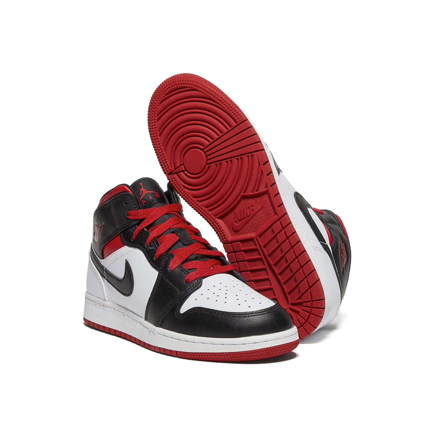 Nike Kids Air Jordan 1 Mid (White/Gym Red/Black)