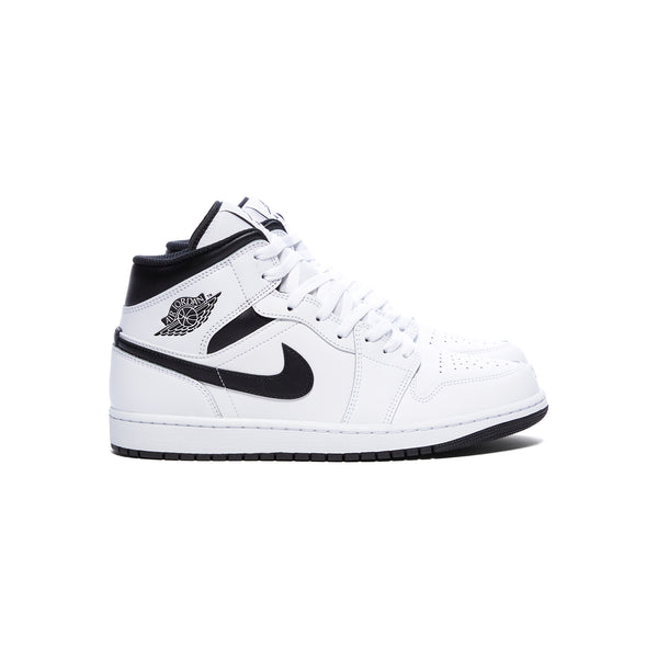 Nike Air Jordan 1 Mid (White/Black) – CNCPTS