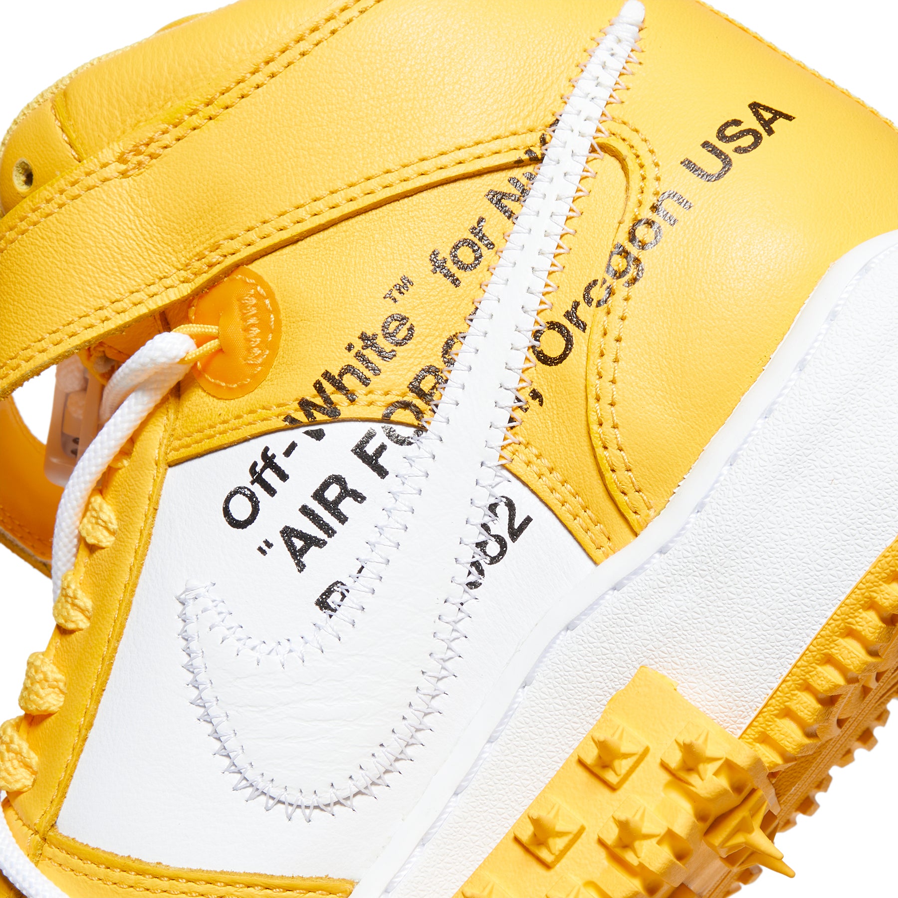 Nike Air Force 1 Mid x Off-White™ (White/Varsity Maize) – Concepts