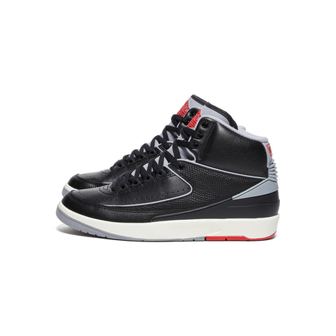 Nike Air Jordan 2 Retro (Black/Cement Grey/Fire Red/Sail)