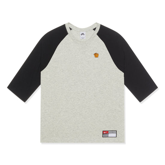 Nike SB X MLB Raglan Mitt T-Shirt (Grey Heather/Black)