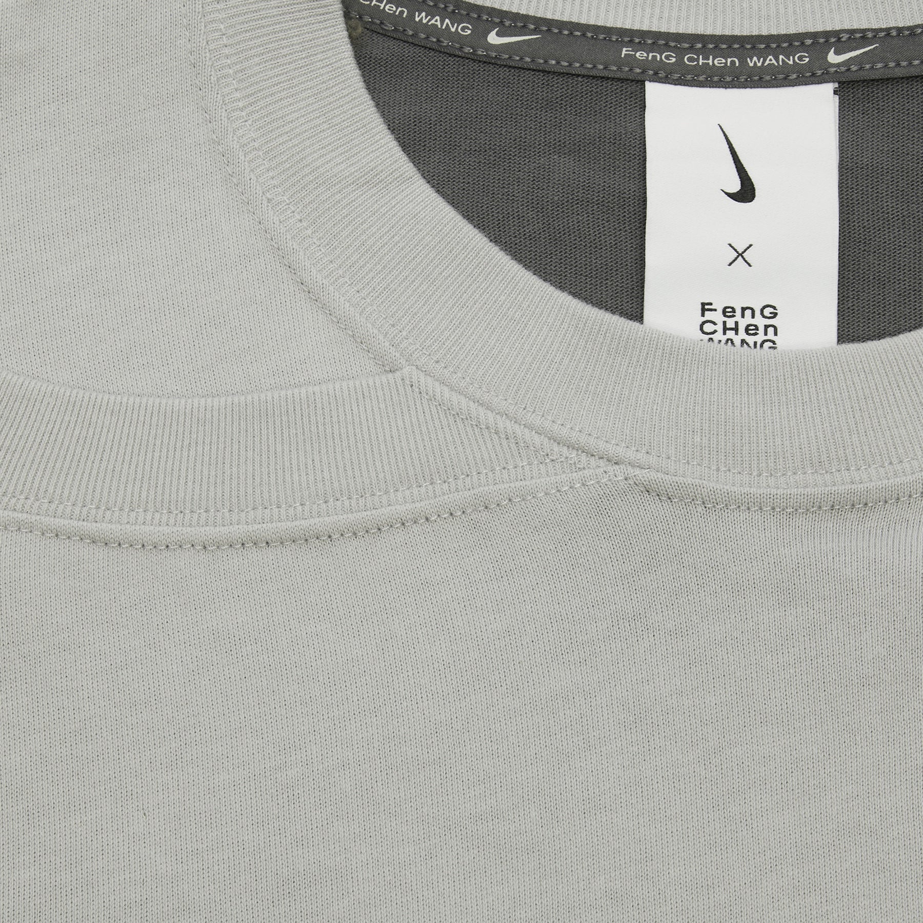Nike x Feng Chen Wang T-Shirt (Light Smoke Grey/Iron Grey/Action Green)